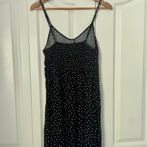 Garage Black and White Polka Dot Midi Sundress | Size M - Picture 2 of 8